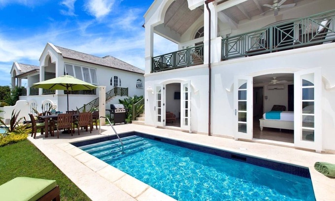 Merlin Bay Villa | Villa en Westmoreland con piscina y vistas al golf - Coral Blu (2 camas)