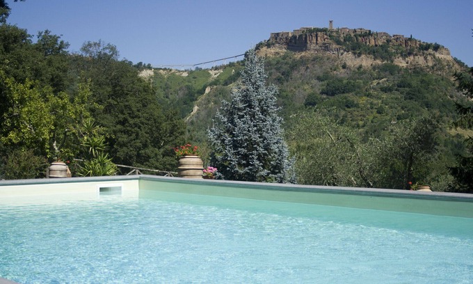 Bagnoregio Villa | villa con piscina en civita di bagnoregio