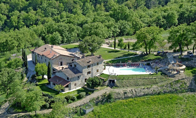 Porrena Villa | Villa With Private Heated Pool And Panoramic View Of Poppi Castle