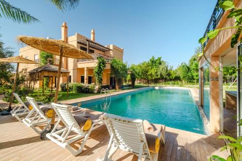 Sidi Abdallah Ghiat Casa | Villa with Private Garden & Pool Ourika, Atlas Mountains