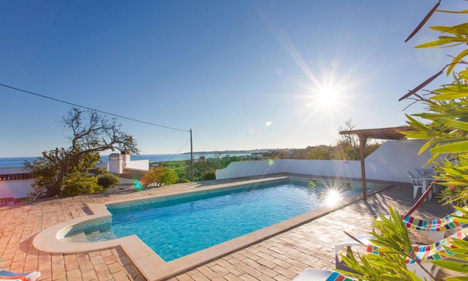 Meia Praia Villa | Villa con piscina privada y vistas al mar