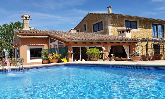Felanitx Cabaña | Villa con piscina privada de agua salada en el campo del pla de Mallorca
