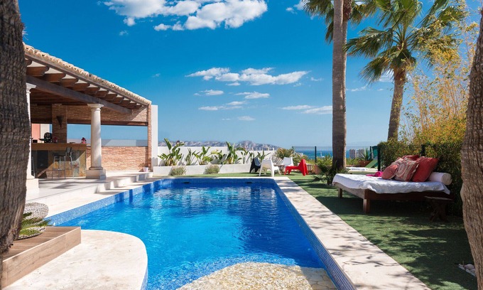 Golf Bahia Villa | Villa espectaculares vistas a 10 Min. de Benidorm con piscina privada 12 Pax.
