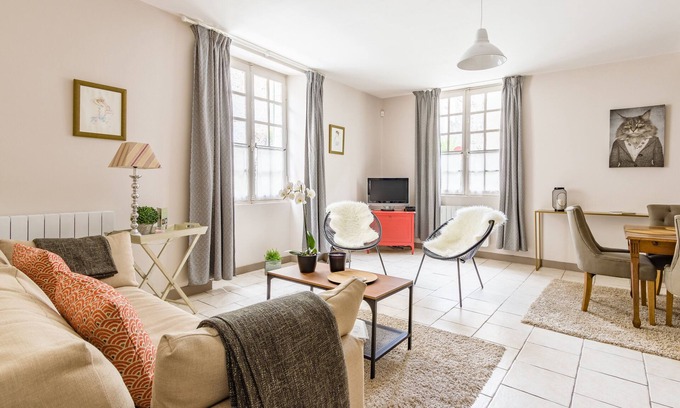 Amboise Apartamento | Apartamento VillaConcorde-Cozy 2 pers. Corazón de Amboise, el Primer Lugar