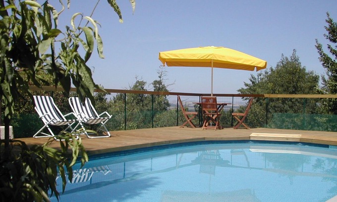 Castelnau-dArbieu Casa | Village house with large terrace, panoramic view and private pool