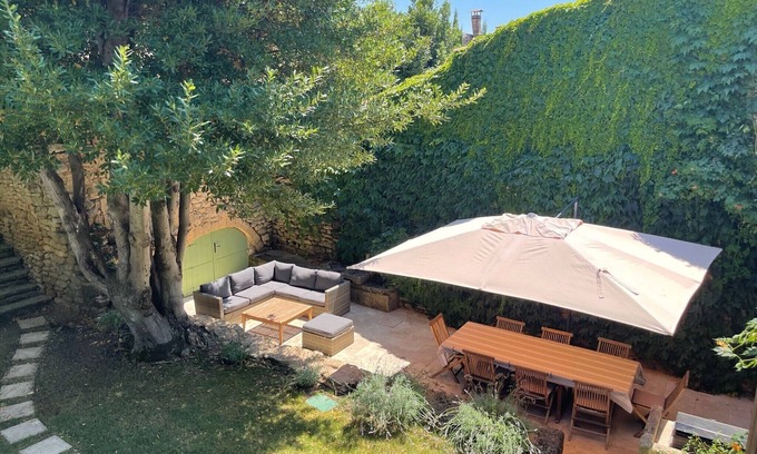 Vers-Pont-du-Gard Casa | Encantadora casa del siglo XVIII - Tranquilo jardín privado y piscina - Aire acondicionado