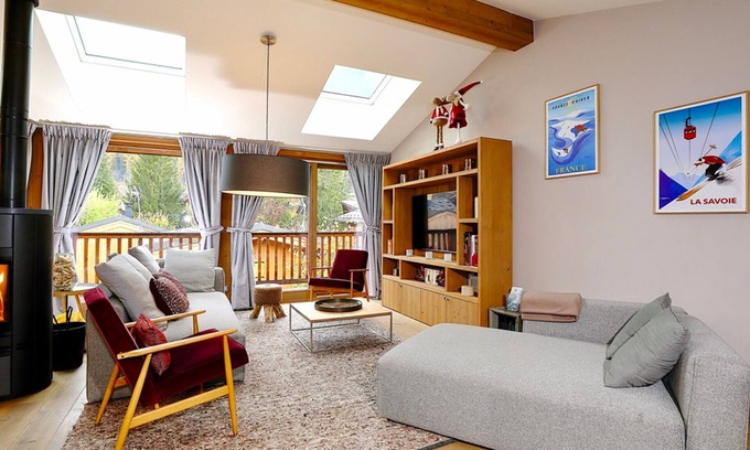 Le Praz Casa | Casa de pueblo en el corazón de Praz con sauna y garaje