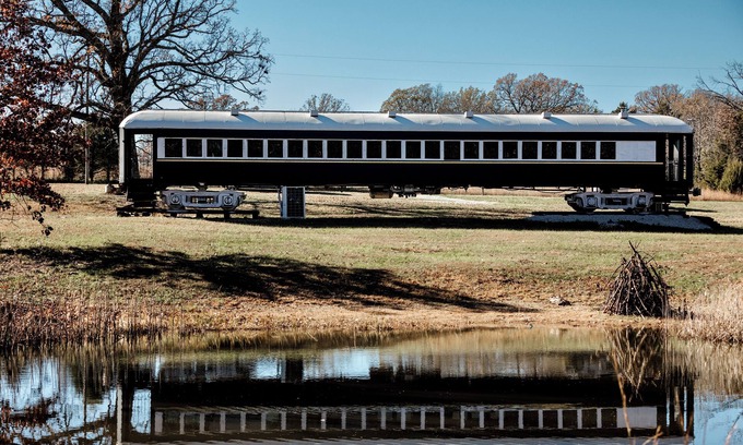 Long Lane Cabina | Vintage Luxury Railcar Retreat on 10 acres overlooking Pond