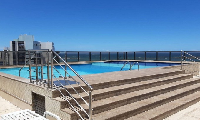 Vila Velha Apartamento | Vista da Praia de Itaparica - Wi Fi - TV Smart c/ Netflix - Piscina -12x Cartão