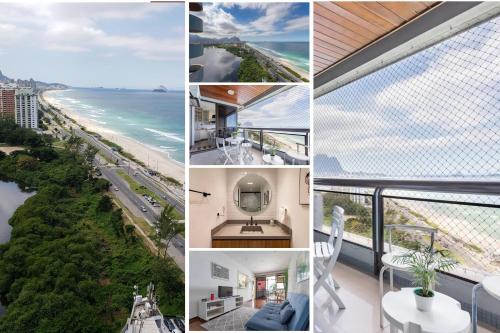 Barra da Tijuca Apartamento | Vista DE CINEMA do 19 andar da Praia BARRA da TIJUCA - Portaria 24h, Estacionamento, Wi-Fi 35mbps, Ar Condicionado - BANHEIRO RECEM REFORMADO