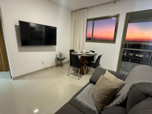 Palmas Apartamento | Vista Deslumbrante para o Lago | flat cama king