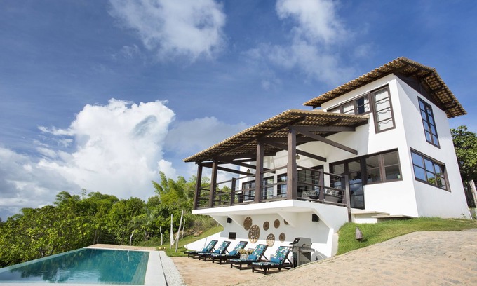 Porto de Pedras Cabaña | Vista Incrivel com piscina - Sao Miguel dos Milagres