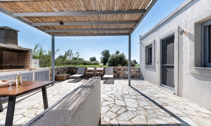 Kardamena Casa | Vista Mare | 100 Meters to Beach with BBQ