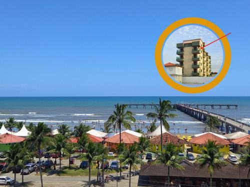 Mongagua Apartamento | Vista Privilegiada Plataforma - Ap de Frente Para o Mar