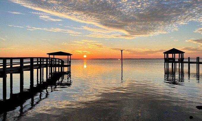 Carolina Dunes Casa | Vitamin Bay, Duck NC - Soundfront, private pool & hot tub