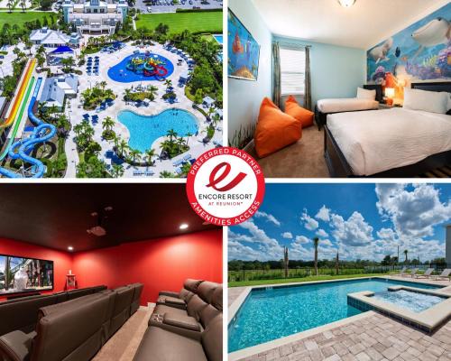 West Kissimmee Casa | Vivid Home With Theater, Themed Room Near Disney With Waterpark & Resort Access At Encore Resort- 7662Ff