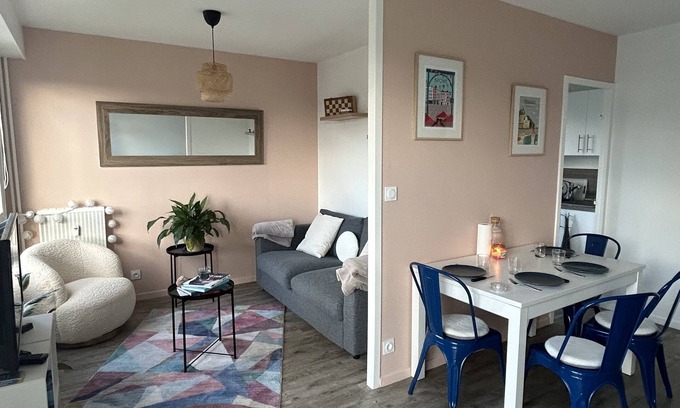 Beaulieu - Maladrerie - Saint-Paul Apartamento | Votre Refuge Urbain Pour 4 Personnes