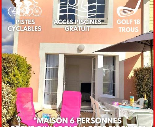 Bourgenay Casa | "VUE SUR LE GOLF" Maison 6 personnes, au cœur du Golf, village vacances, accès piscines gratuit