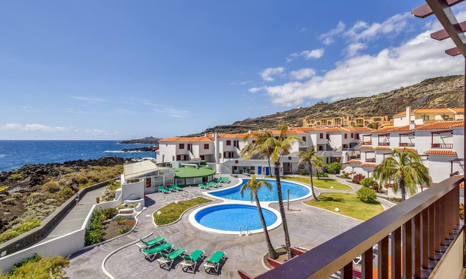 Brena Baja Casa | VV Isla Bonita- C - 84' con vistas al mar, piscina compartida y Wi-Fi