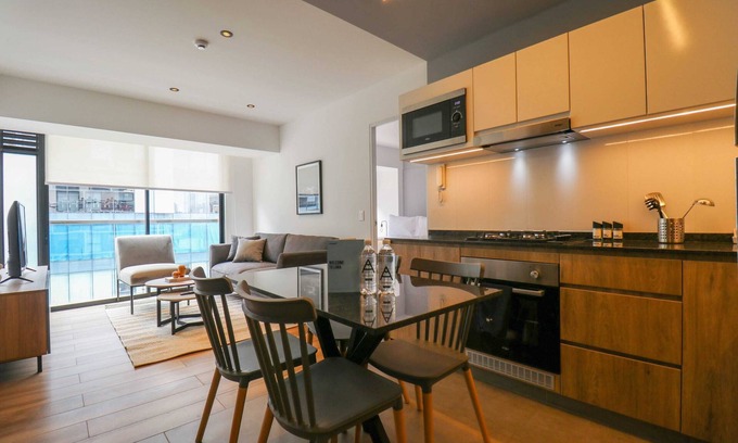 San Isidro Centro Financiero Apartamento | w*| Magnificent 2BR w/ Great Balcony in San Isidro