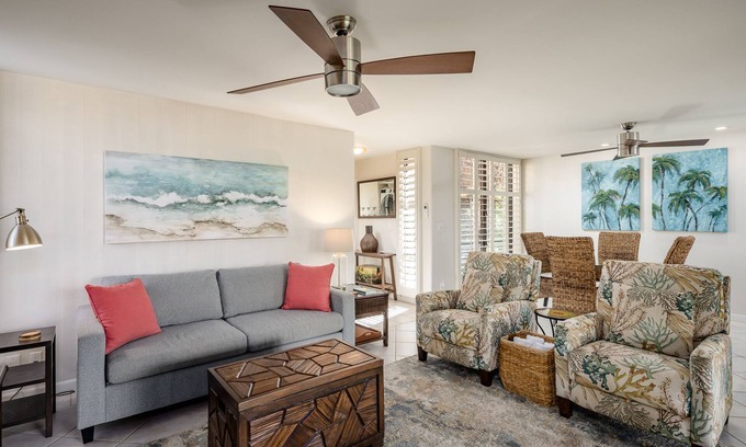 Wailea Condominio | Ekahi Village 40A - ¡Tranquilo jardín privado oasis!