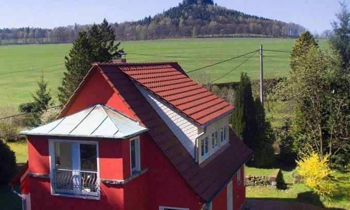 Reinhardtsdorf-Schoena Casa | Waldhufenhaus - casa de campo, baño, aseo, 3 dormitorios