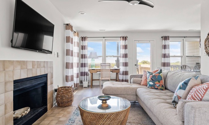 Topsail Beach Casa | Serenity Point Ocean View~King Master~TWO Beaches!