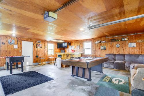 Algoma Casa | Walk to Beach Home with Game Room and Yard in Algoma!