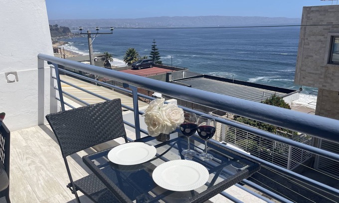Renaca Apartamento | Walk to beach ocean view - 5to sector Reñaca apartment