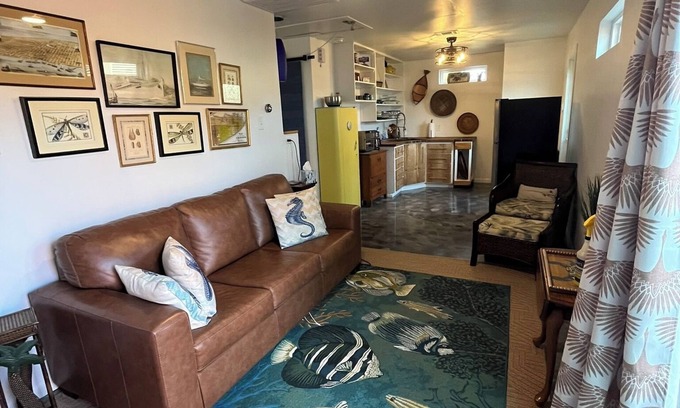 Galveston Casa | Walk to Beach/Street Trolley Stop-All New 1BR/1BTH No Cleaning Fee! Kitchenette