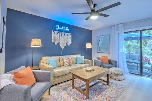 Folly Field Casa | Walk to Beach Pet Friendly BBQ Grill