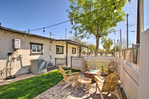 Gilbert Casa | Walk to Downtown Gilbert Home with Fire Pit!