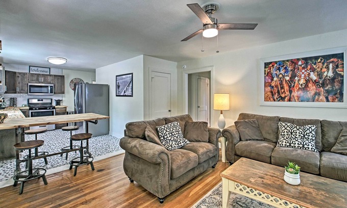 Hot Springs Casa | Walk to Oaklawn Racing: Hot Springs Home!