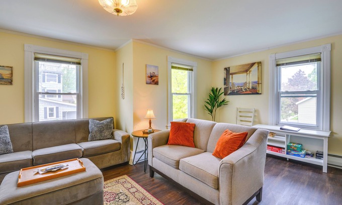 Clayton Casa | Walk to St Lawrence River: Clayton Apt w/Porch!