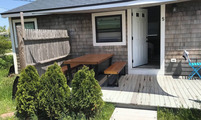 Provincetown Casa | Walk to the beach from this newly renovated Provincetown beach point cottage.
