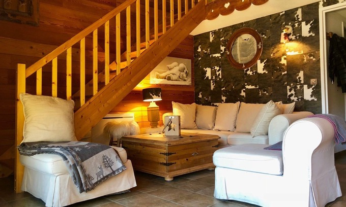 La Salle-les-Alpes Apartamento | Aplicación estilo chalet con carácter, cálida y cómoda al pie de las pistas.