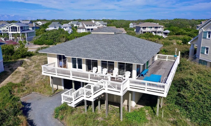 South Beach Casa | Washashore - South Beach Oceanfront Home w/Views, Wraparound Deck, Tons of Natural Light, BHI Club