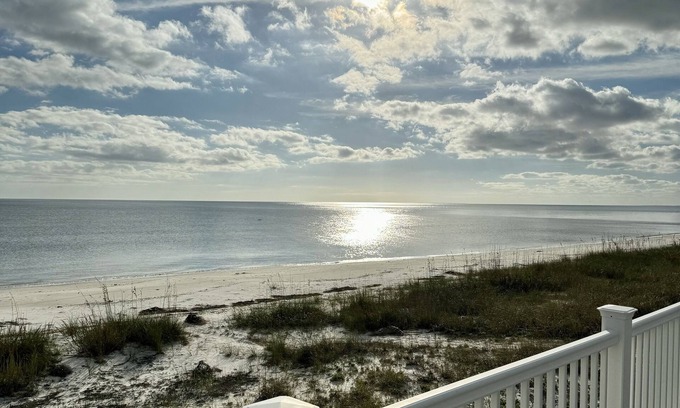 Alligator Point Casa | Watch dolphins frolic or an amazing sunset from your private deck on the Gulf!