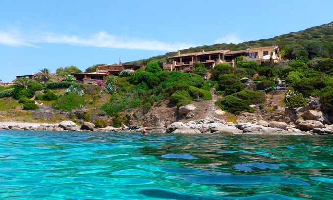 San Stefano Casa | Cerdeña Villasimius Seafront Villa en la exclusiva bahía de Cala Caterina