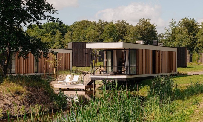 Zeewolde Casa | Lodge sobre el agua en un parque de vacaciones