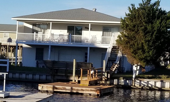 Holden Beach Cabaña | Waterfront Beach Cottage en la hermosa playa de Holden