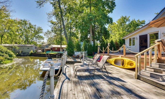 Mayville Cabaña | Waterfront Chautauqua Lake Retreat: Dock, Kayaks!