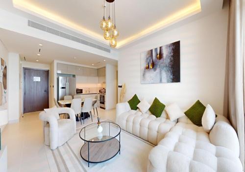 Al Barsha 1 Apartamento | Waterfront ,High Floor 2BED with Private Beach Access