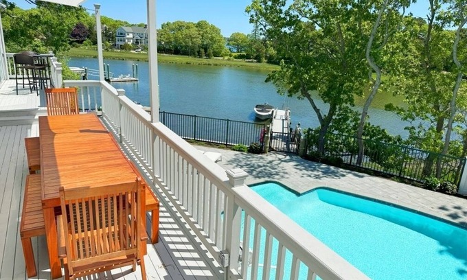 Summersea Casa | Waterfront home with private boat dock, heated pool, kayaks, A/C, and more
