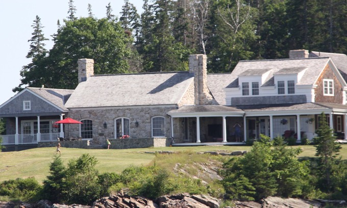 Vinalhaven Casa | Casa frente al mar con vistas espectaculares sobre las Islas Thorofare Fox