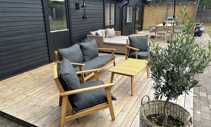 Visby Cabaña | Waterfront house near Visby
