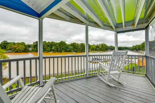 Sherrills Ford Casa | Waterfront Lake Norman Cabin with Screened Porch!