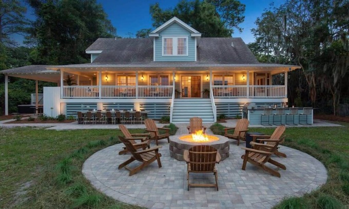 Savannah Casa | Waterfront Oasis | Hot Tub + Game Room