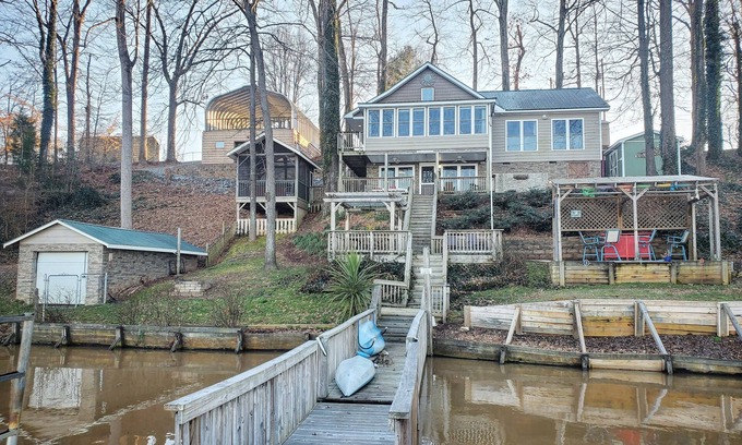 Southmont Cabaña | Waterfront with Private Dock and HUGE Views