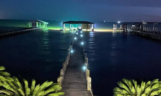 Lake Charles Casa | WE ARE BACK! Stunning Waterfront Home on Calcasieu Lake